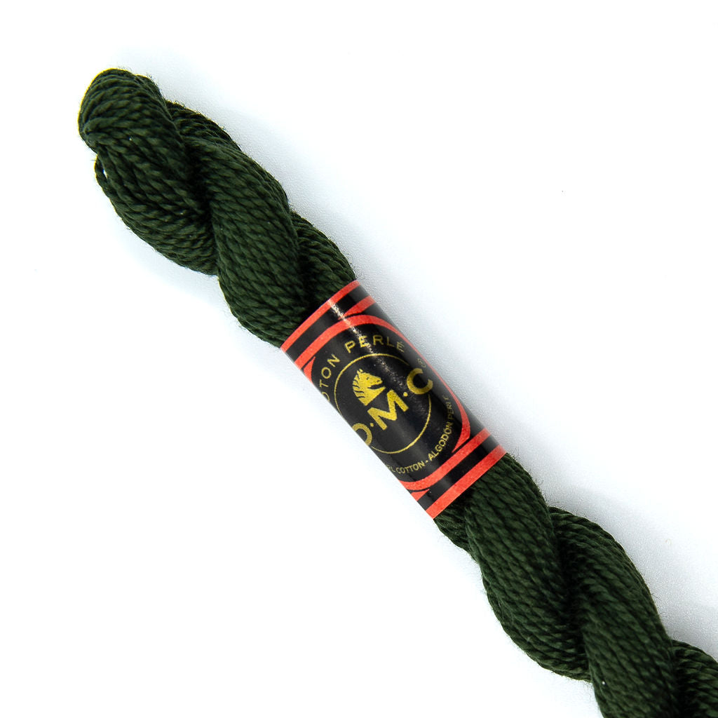 DMC 5 Pearl Cotton 934 Seaweed