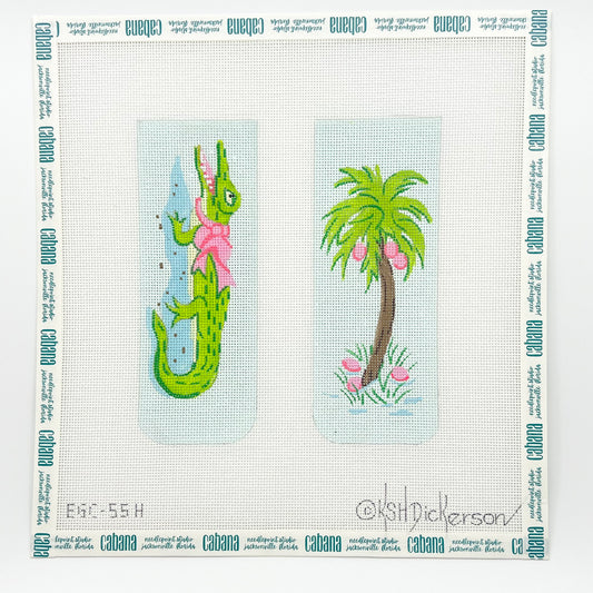Gator & Palm Tree Glasses Case