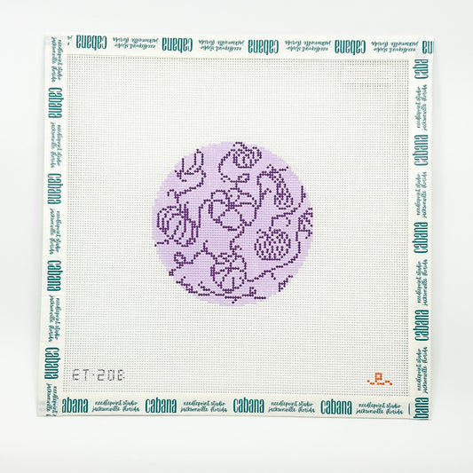 Pumpkins on Vine - Purple