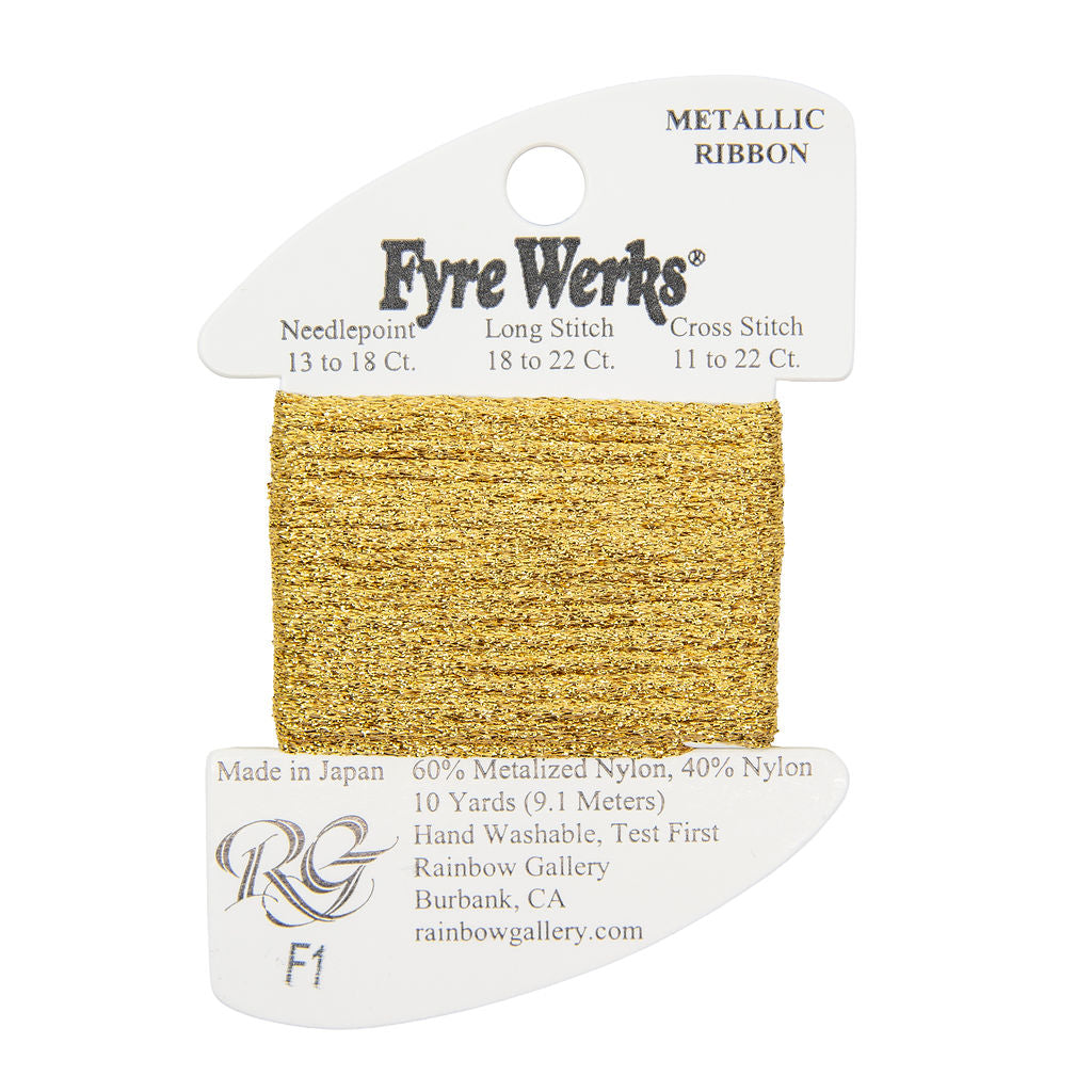 Fyre Werks F1 Dark Gold