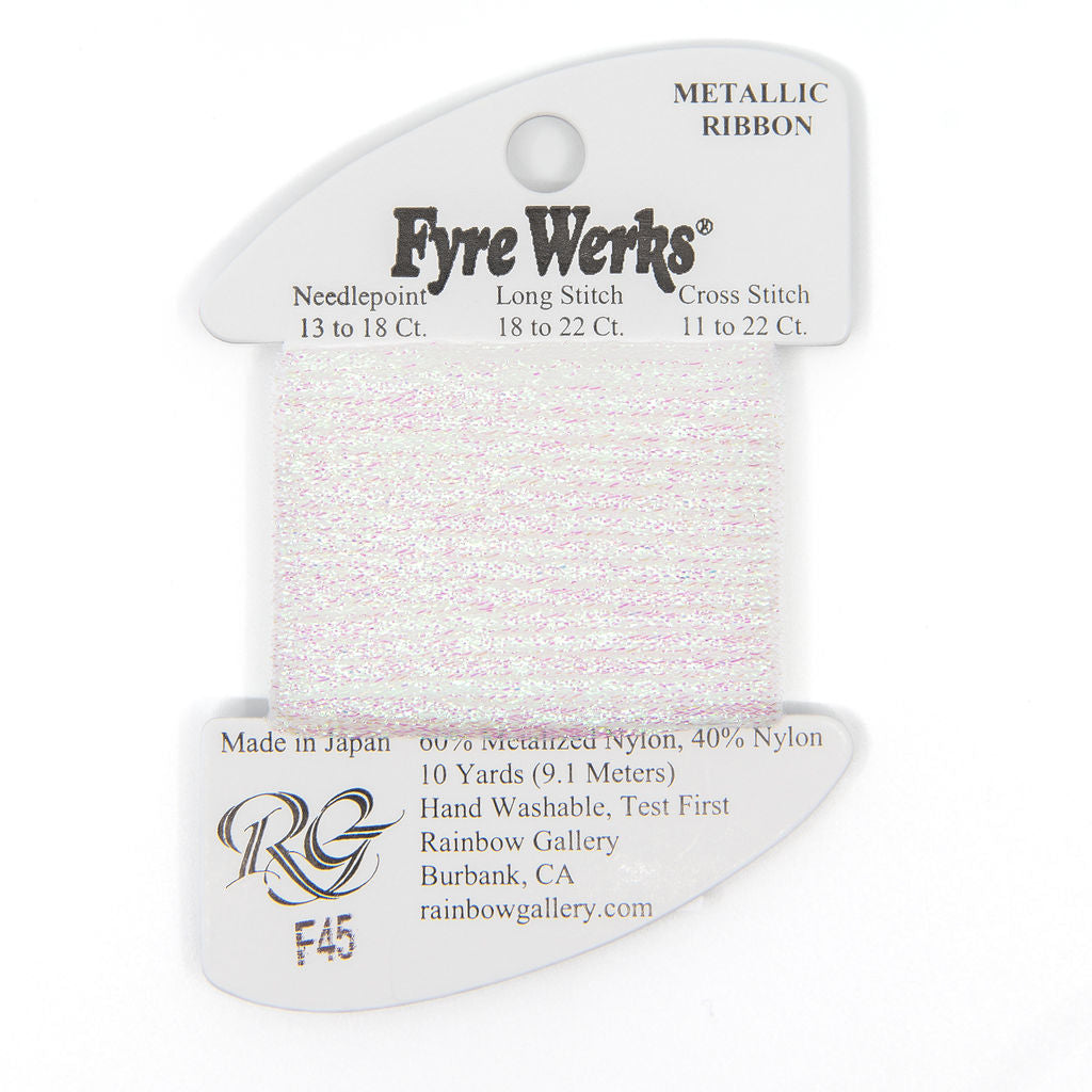 Fyre Werks F45 White Pearl