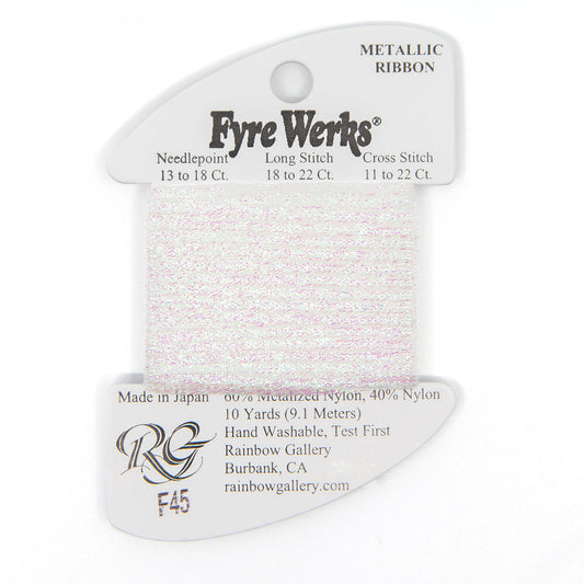 Fyre Werks F45 White Pearl