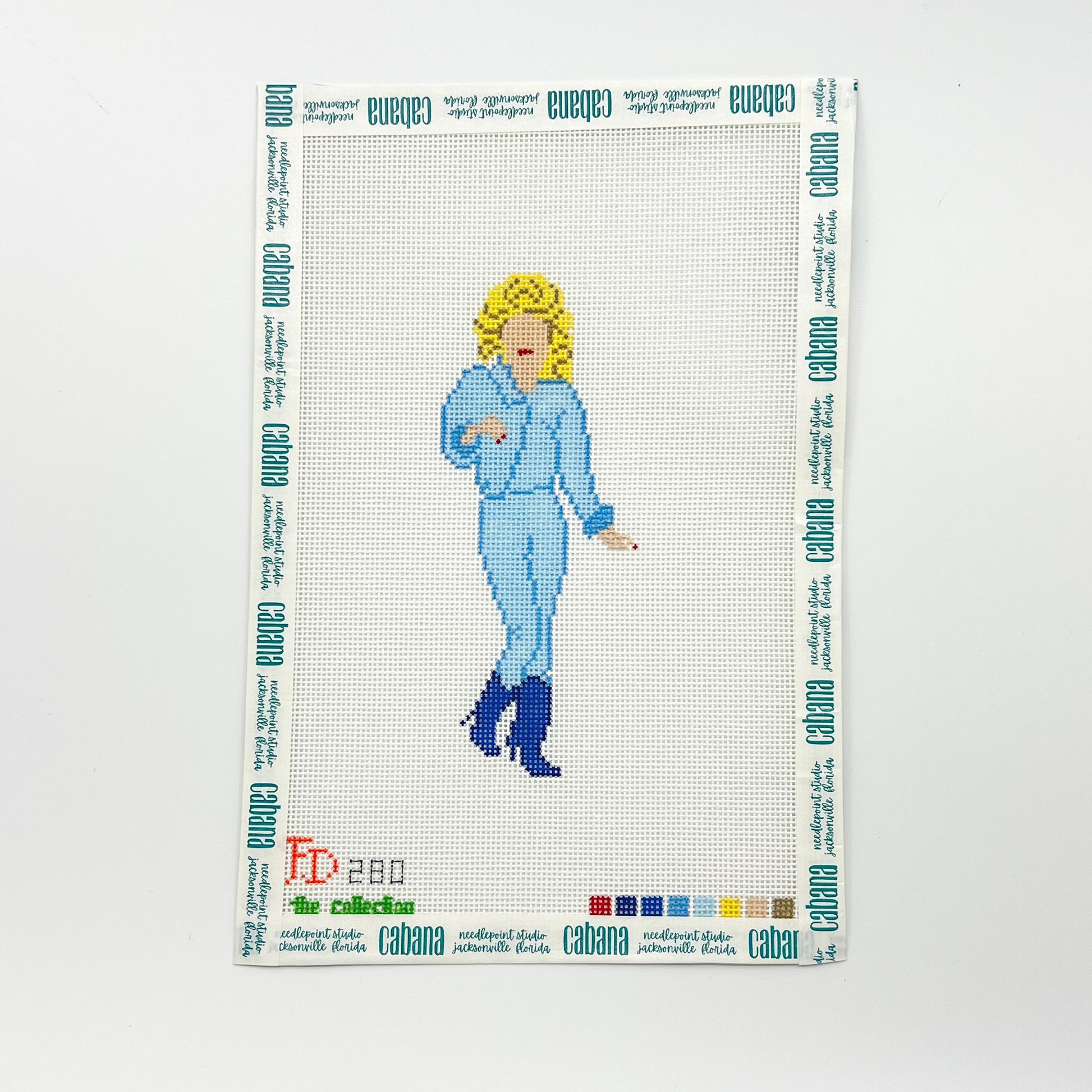 Dolly Blue Cowboy Boots