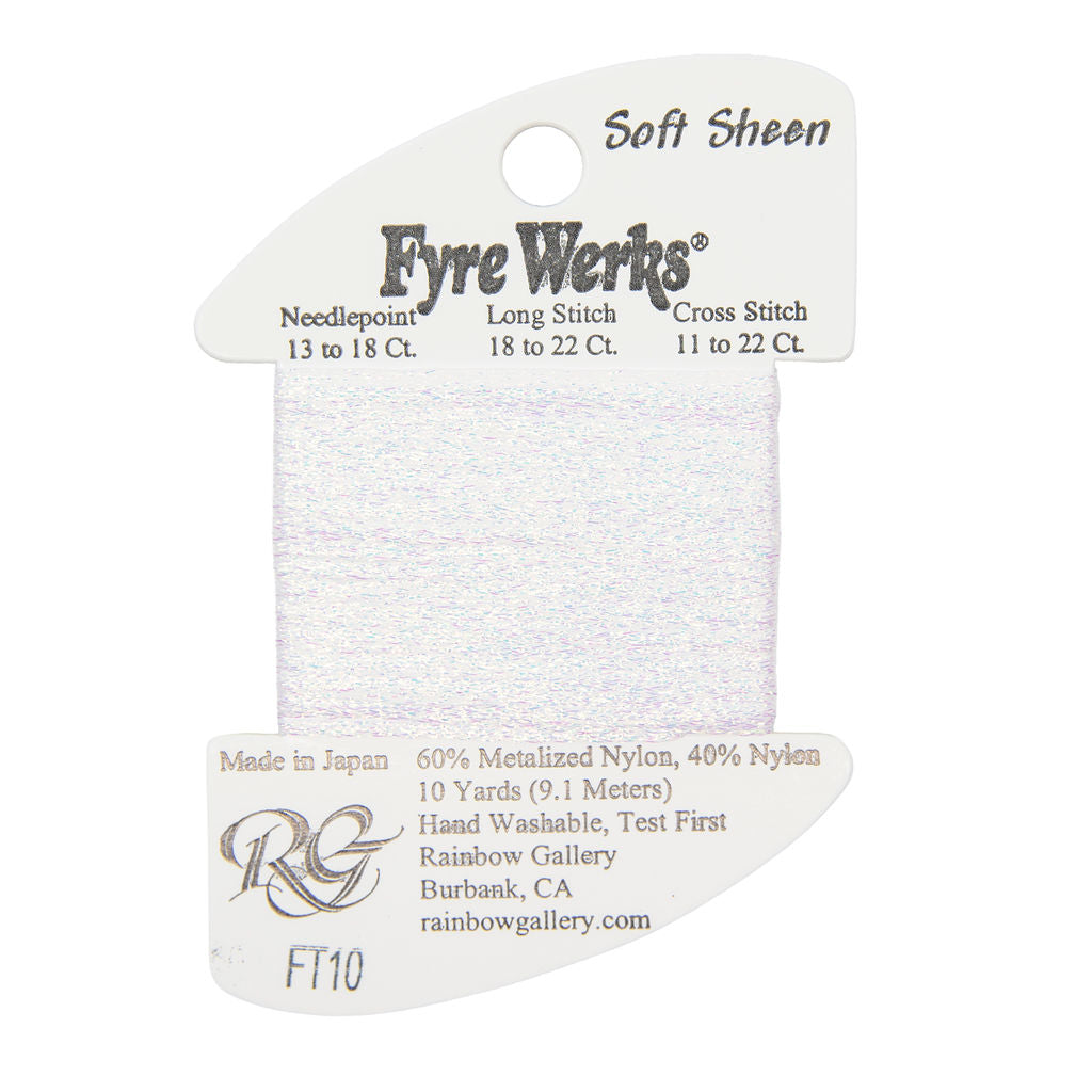 Fyre Werks Soft Sheen FT10 White Pearl