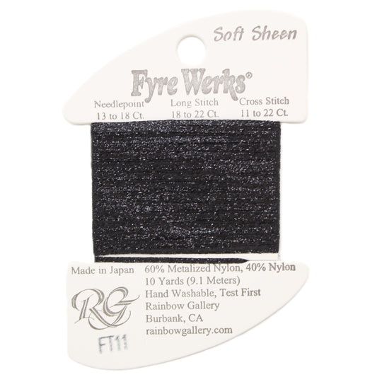 Fyre Werks Soft Sheen FT11 Black
