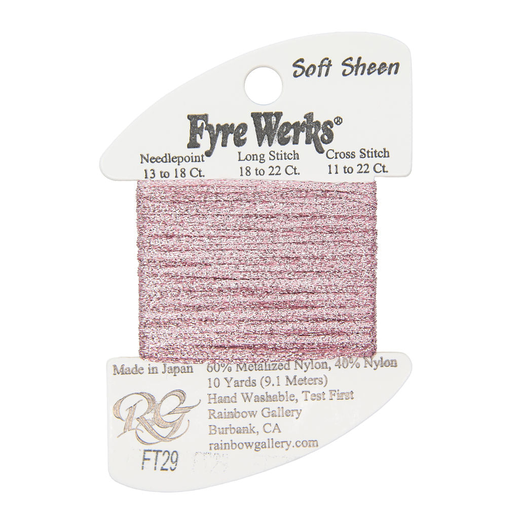 Fyre Werks Soft Sheen FT29 Pink