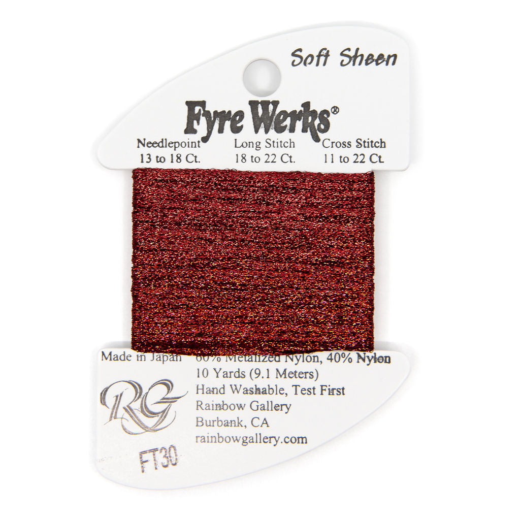 Fyre Werks Soft Sheen FT30 Red