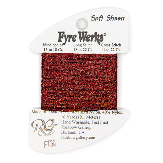 Fyre Werks Soft Sheen FT30 Red