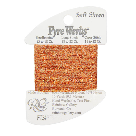 Fyre Werks Soft Sheen FT34 Red Orange