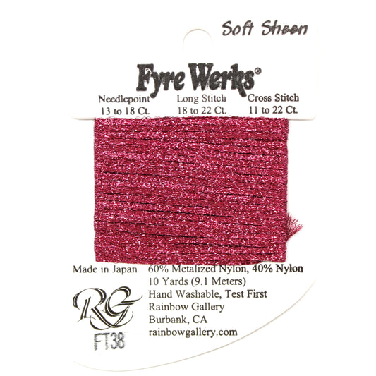 Fyre Werks Soft Sheen FT38 Dark Red