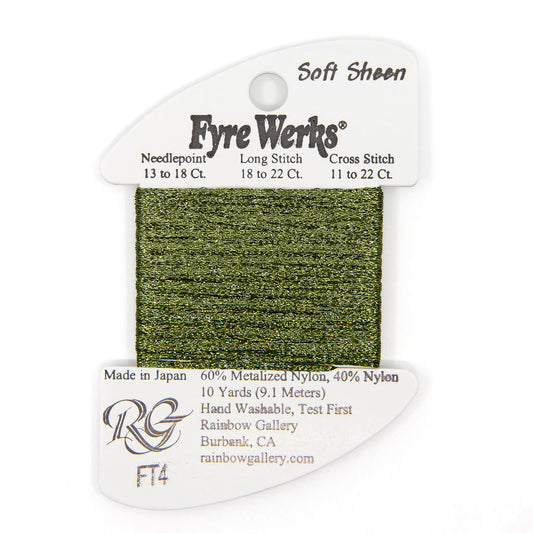 Fyre Werks Soft Sheen FT4 Loden Green