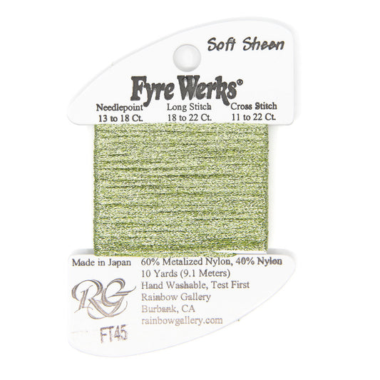 Fyre Werks Soft Sheen FT45 Lite Avocado