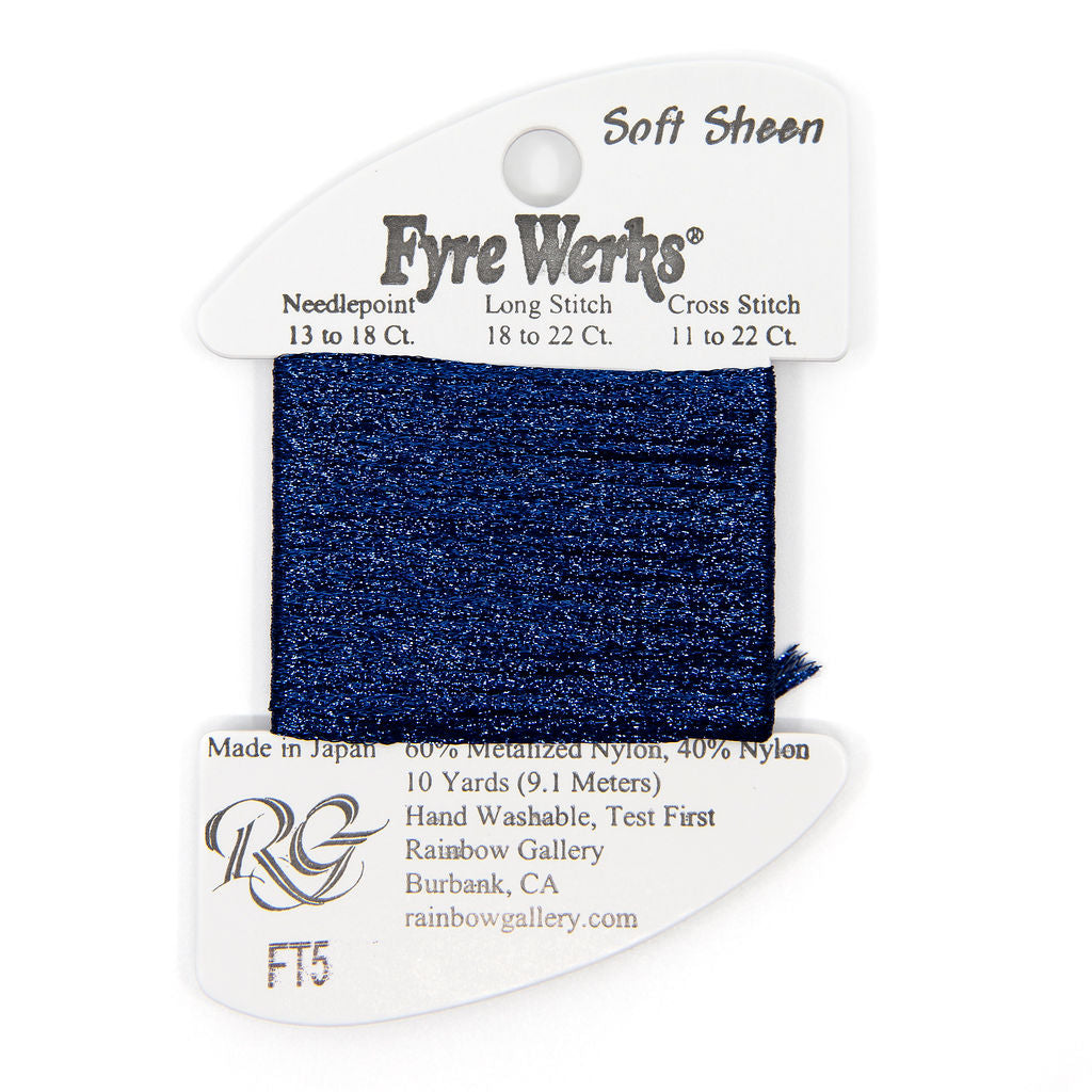 Fyre Werks Soft Sheen FT5 Navy Blue