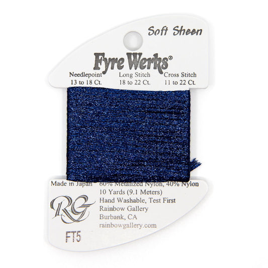Fyre Werks Soft Sheen FT5 Navy Blue