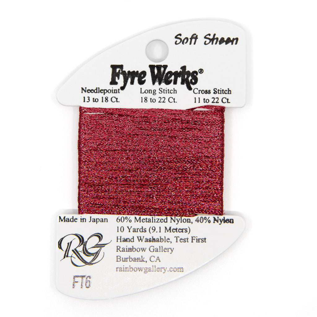 Fyre Werks Soft Sheen FT6 Brite Christmas Red