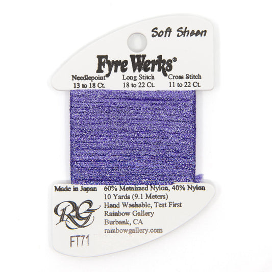 Fyre Werks Soft Sheen FT71 Purple Rain