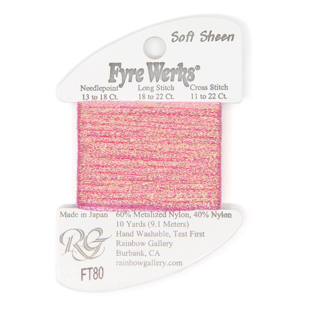 Fyre Werks Soft Sheen FT80 Pink Pearl