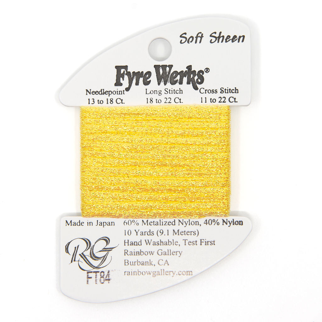 Fyre Werks Soft Sheen FT84 Yellow Pearl