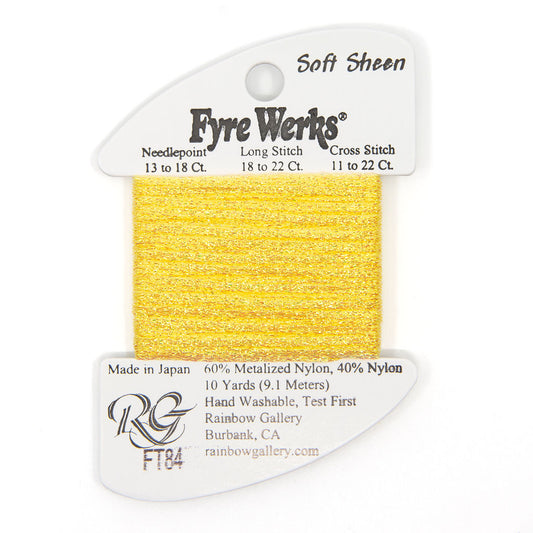 Fyre Werks Soft Sheen FT84 Yellow Pearl