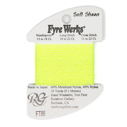 Fyre Werks Soft Sheen FT86 Sharp Green