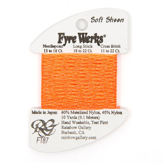 Fyre Werks Soft Sheen FT87 Vibrant Orange
