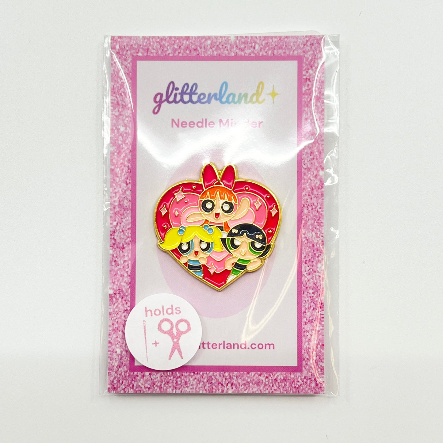 Cartoon Heart Girls Needle Minder