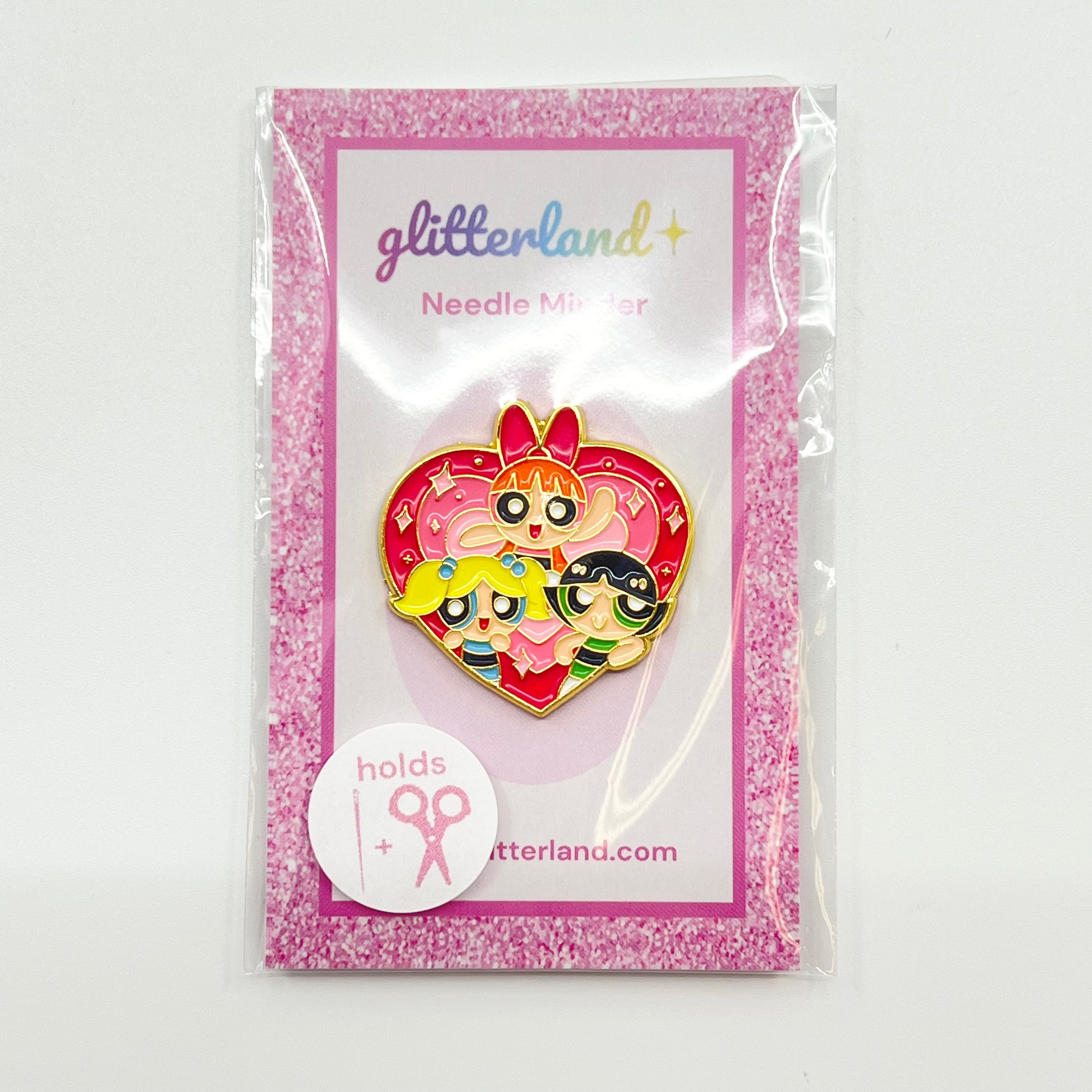 Cartoon Heart Girls Needle Minder