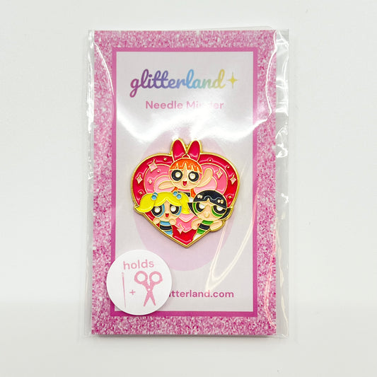 Cartoon Heart Girls Needle Minder