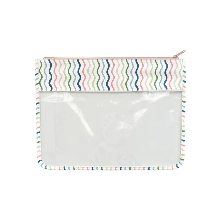 Rainbow Squiggle Project Bag
