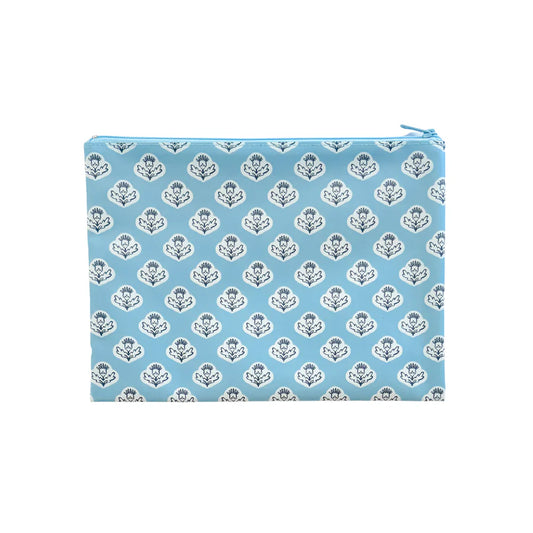 Squiggle Thistle PVC Project Bag