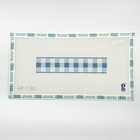 Gingham Fob - Light Blue