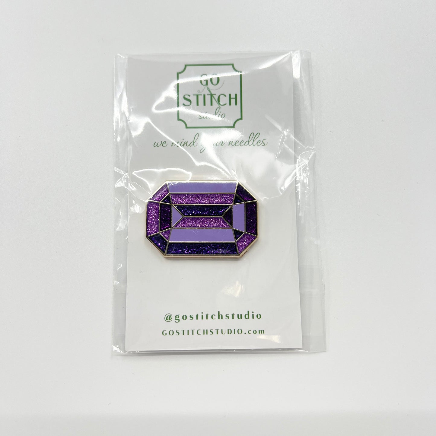 Amethyst Needle Minder