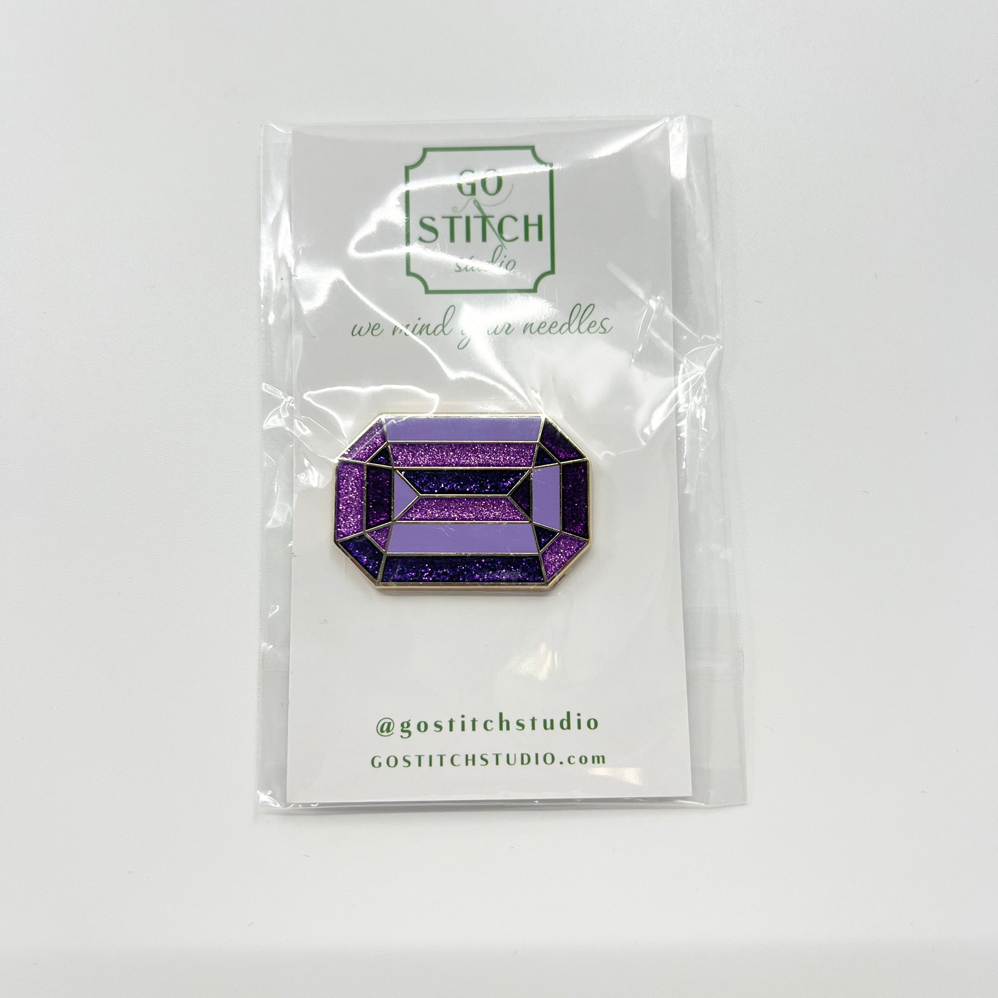 Amethyst Needle Minder