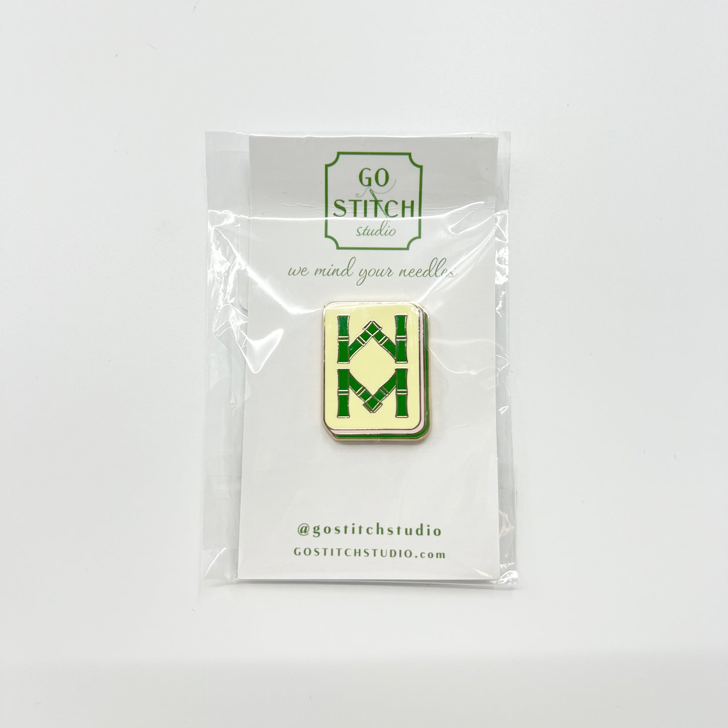 Bamboo Mahjong Tile Needle Minder