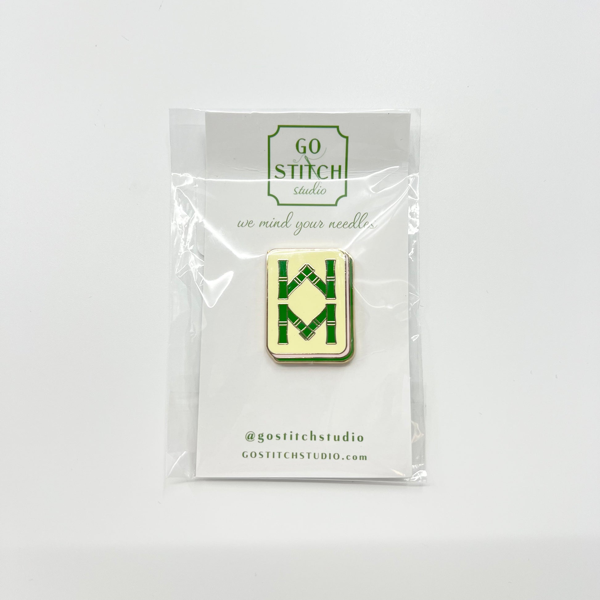Bamboo Mahjong Tile Needle Minder