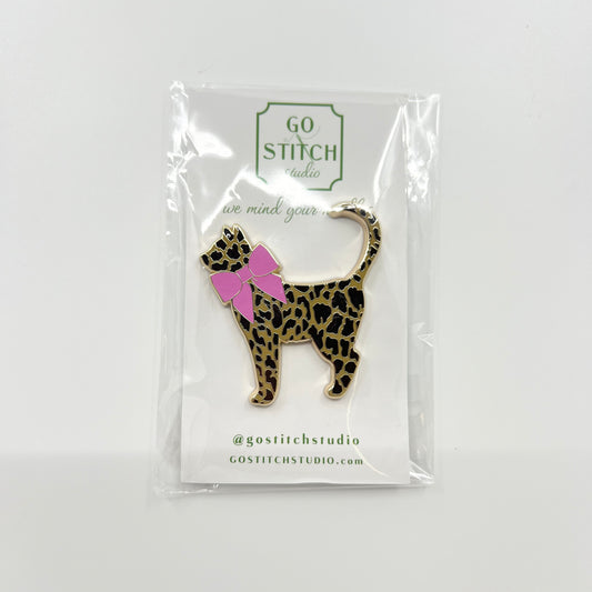 Leopard Kitty Needle Minder