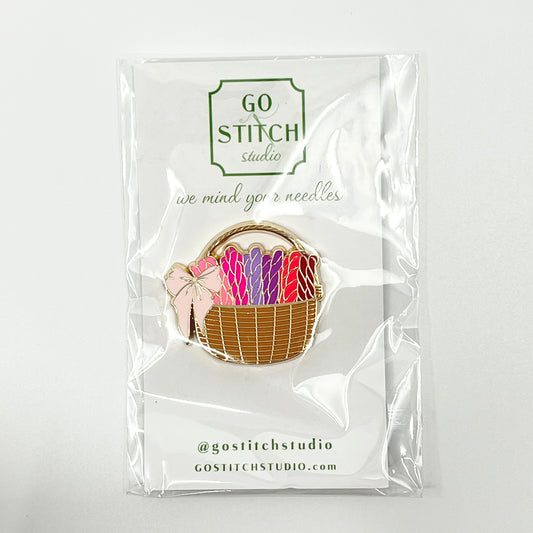Needlepoint Basket Needle Minder