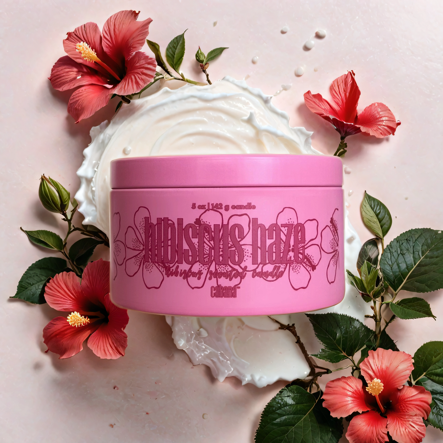 Hibiscus Haze Lotion Candle