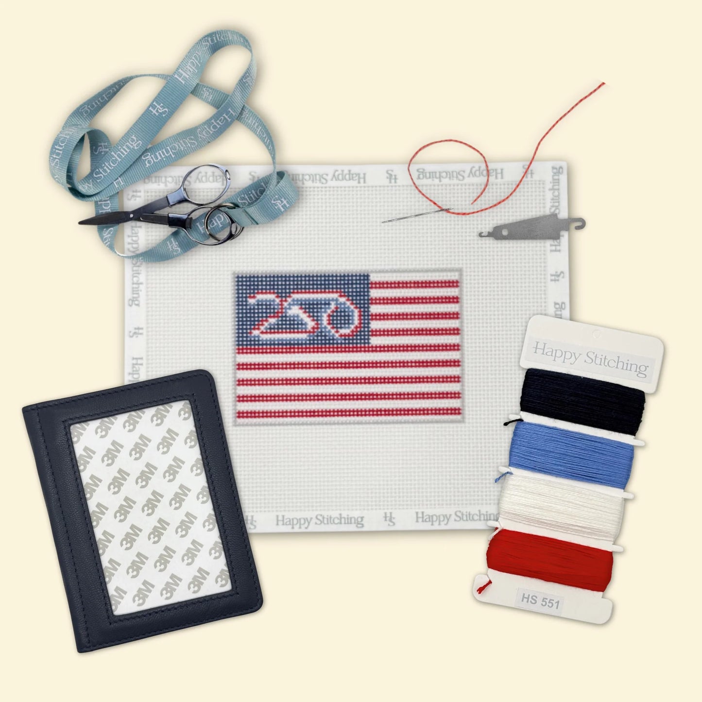 USA 250 Passport Case - Self Finishing Kit