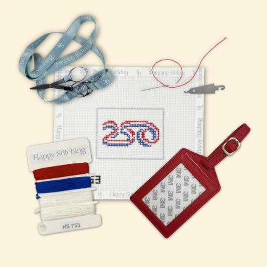 USA 250 Luggage Tag - Self Finishing Kit