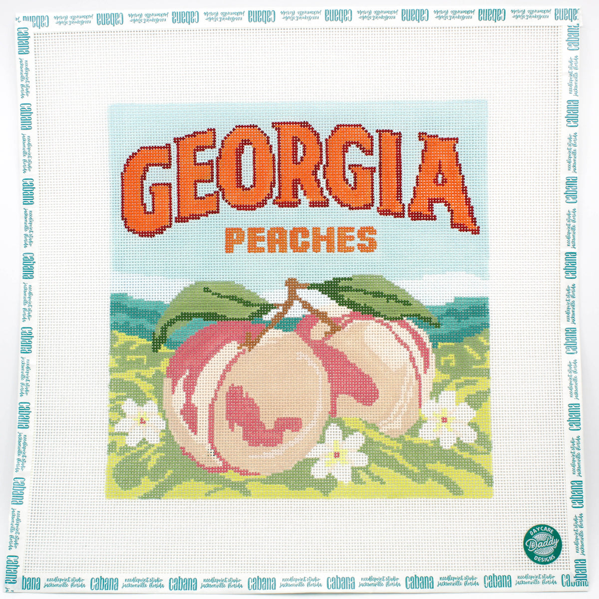 Georgia Peaches Pillow