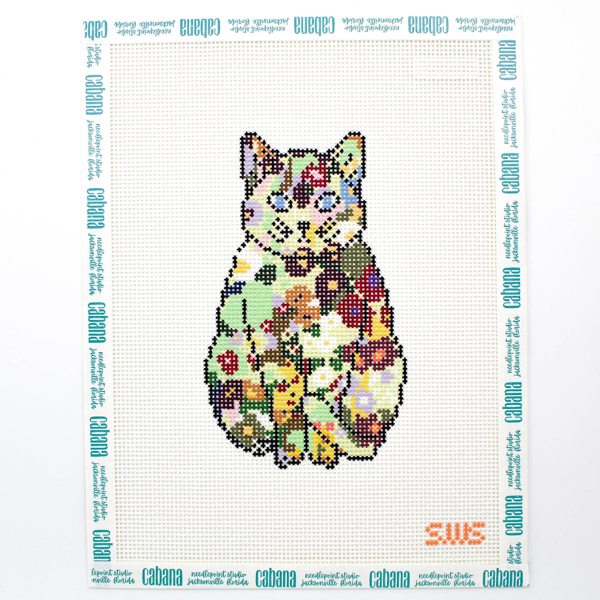 Floral Cat - 13 Mesh