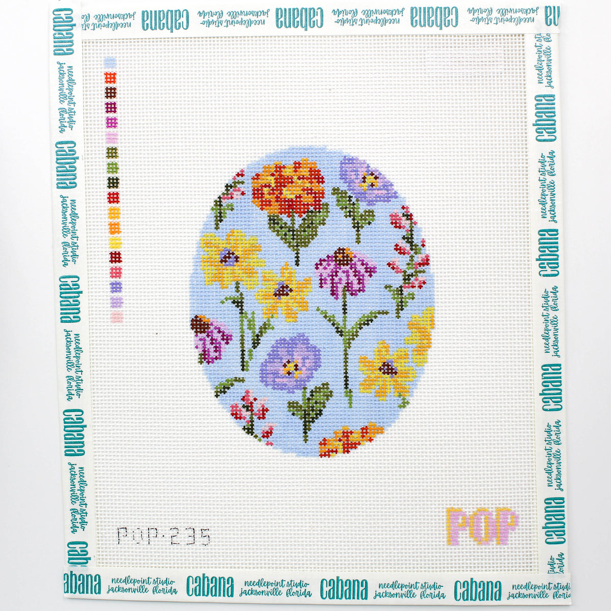 Texas Floral Oval