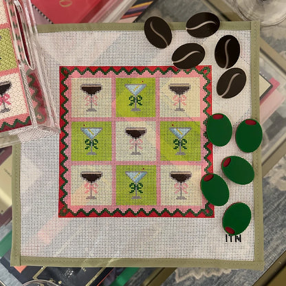 Tic Tac Tini Needlepoint Game Set