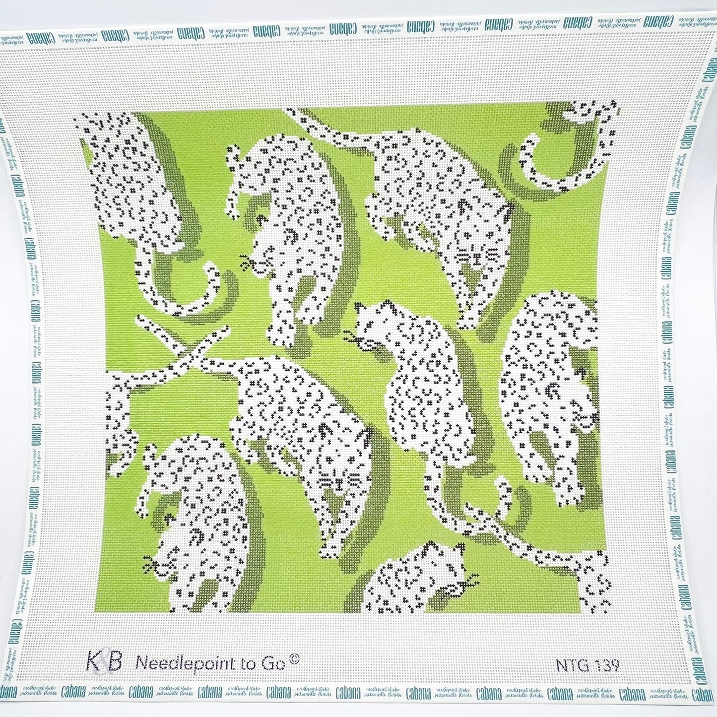 Leopard Pillow - Green