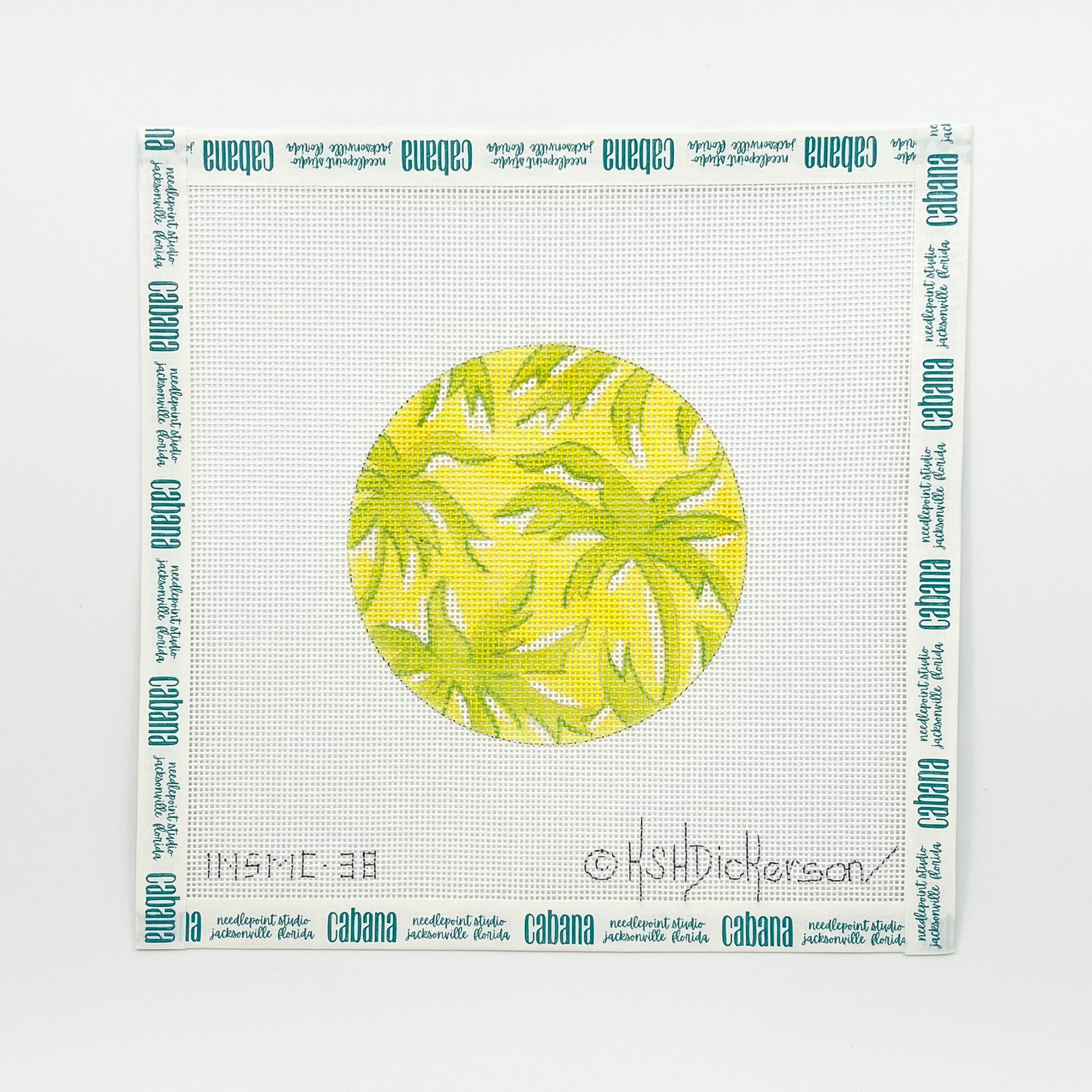 Yellow Palm 4" Round