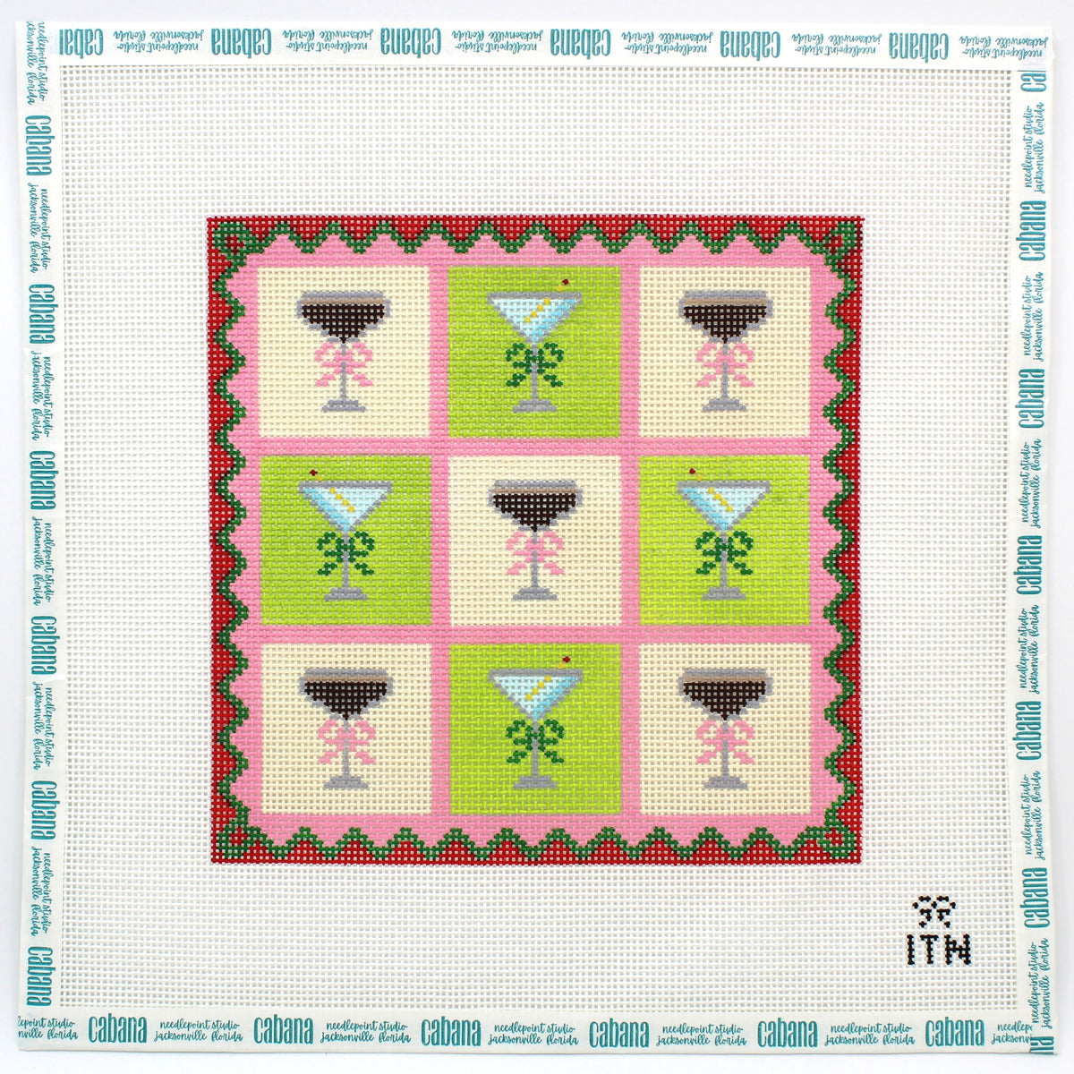 Tic Tac Tini Needlepoint Game Set