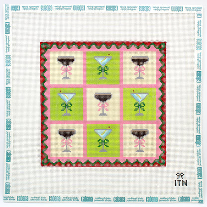 Tic Tac Tini Needlepoint Game Set