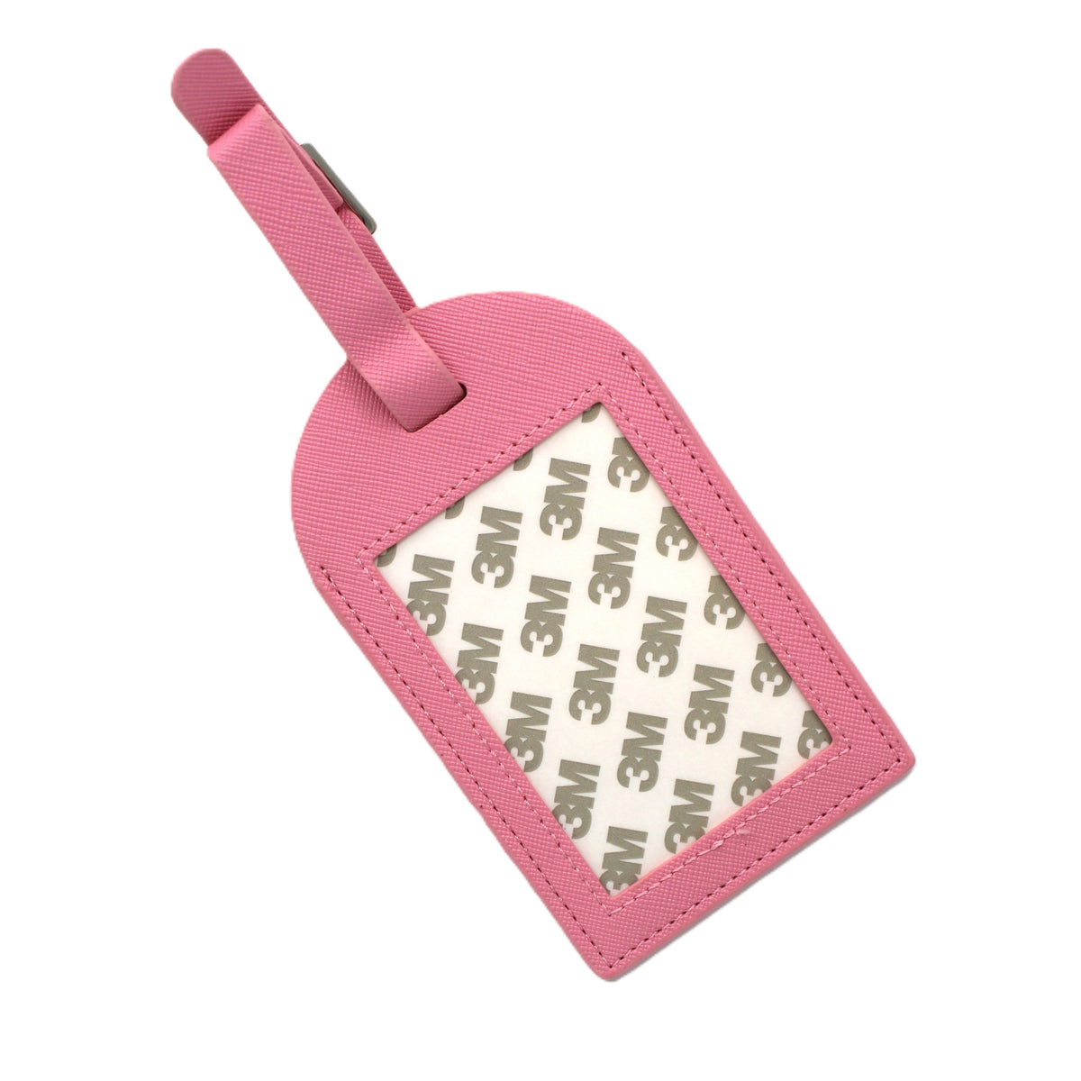 KAN Leather Luggage Tag Barbie Pink
