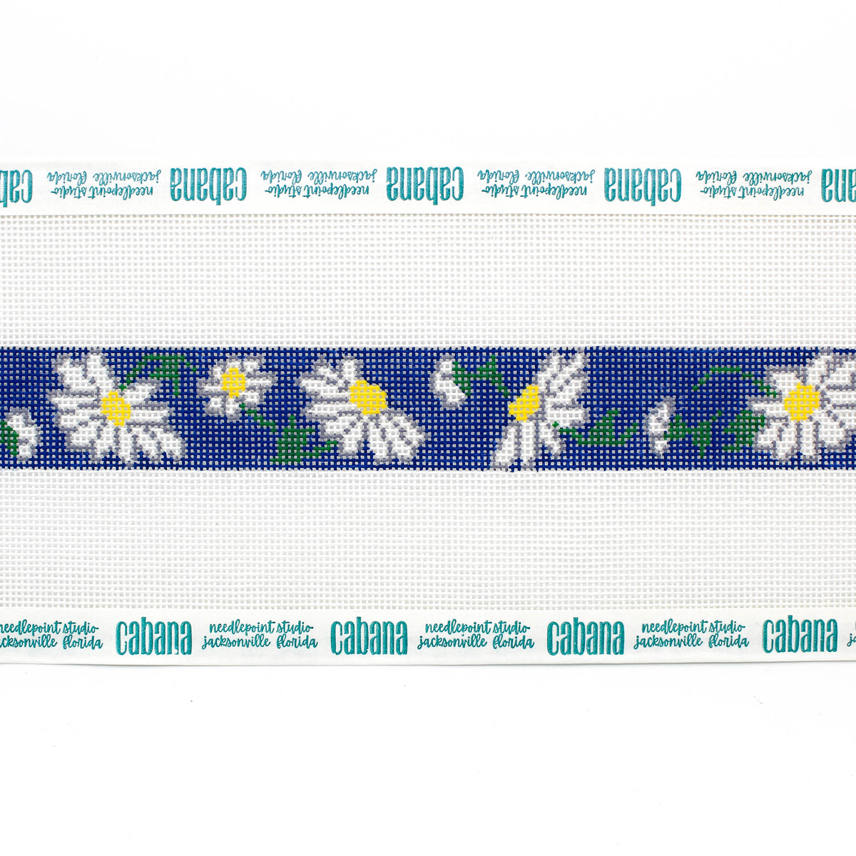 Daisies Dog Collar Blue Small